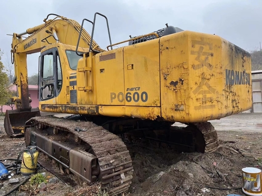 Подержанный экскаватор KOMATSU PC600 в отличном состоянии с небольшим рабочим временем