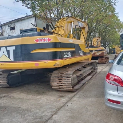 Подержанный экскаватор Cat 320B Caterpillar Машины для перемещения земли с оригинальным цветом