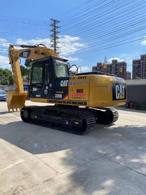 Подержанная гусеничная экскаватор Использованная машина CAT 320D Crawler Digger Масса 20000 KG