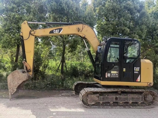 Год 2022 Использованный экскаватор Cat308E2 8 тонн рабочая масса для строительства