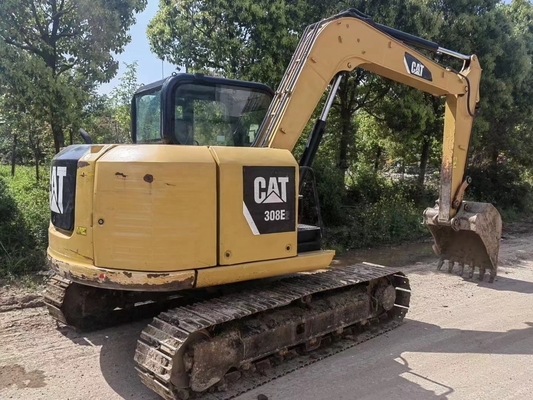 Год 2022 Использованный экскаватор Cat308E2 8 тонн рабочая масса для строительства