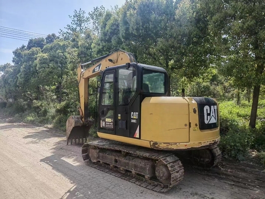 Год 2022 Использованный экскаватор Cat308E2 8 тонн рабочая масса для строительства