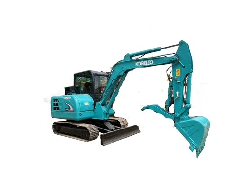 Использованный экскаватор Kobelco Kobelco SK60 Гидравлический копальщик с прочим гидравлическим клапаном