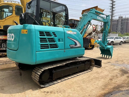 Использованный экскаватор Kobelco Kobelco SK60 Гидравлический копальщик с прочим гидравлическим клапаном