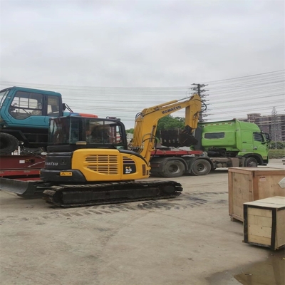 KOMATSU PC55MR Скребковый экскаватор с оригинальным японским двигателем и другим гидравлическим насосом