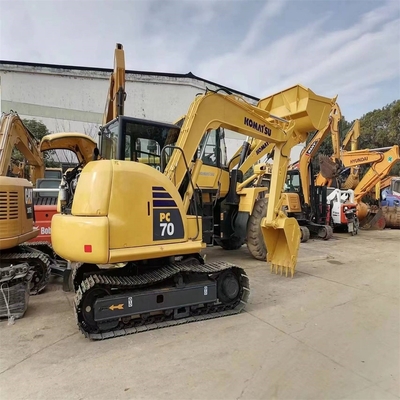 Японский производитель Komatsu Использованный экскаватор 7 тонн Komatsu PC70 Экскаваторная машина Вес 7000 кг