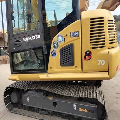 Японский производитель Komatsu Использованный экскаватор 7 тонн Komatsu PC70 Экскаваторная машина Вес 7000 кг