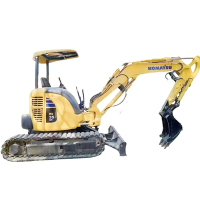 Оригинальный цвет Использованный KOMATSU PC35 Рыболов экскаватор многофункциональный 3500 кг высокое качество