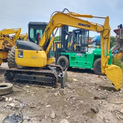 Использованный KOMATSU PC78US 7 тонны Малый гидравлический кралер экскаватор в хорошем состоянии