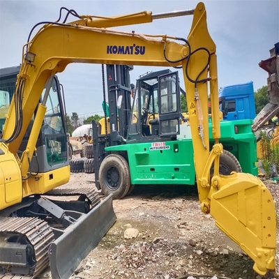 Использованный KOMATSU PC78US 7 тонны Малый гидравлический кралер экскаватор в хорошем состоянии