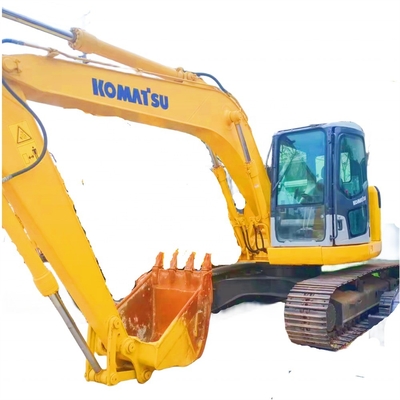 Использованный экскаватор Komatsu PC128US в отличном состоянии Оригинальный цвет для строительства