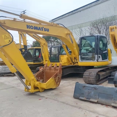 Использованный экскаватор Komatsu PC128US в отличном состоянии Оригинальный цвет для строительства