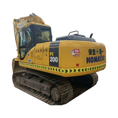 20 тонн Komatsu PC200 Использованный средний гидравлический экскаватор для полёта Япония и хорошо обслуживается