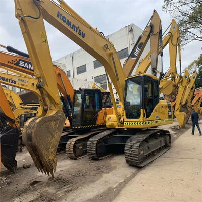 20 тонн Komatsu PC200 Использованный средний гидравлический экскаватор для полёта Япония и хорошо обслуживается