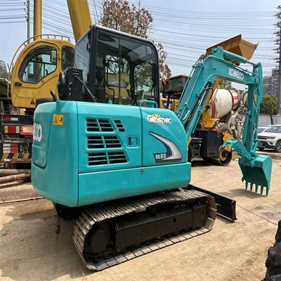 Kobelco SK60 Гидравлический экскаватор Подержанный 6-тонный экскаватор с оригинальным японским двигателем