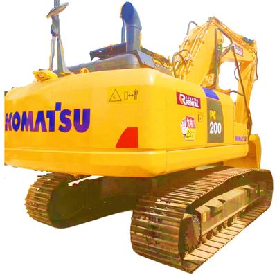 Низкие часы KOMATSU PC200-8 экскаватор Подержанное тяжелое оборудование 20тонный скатерть