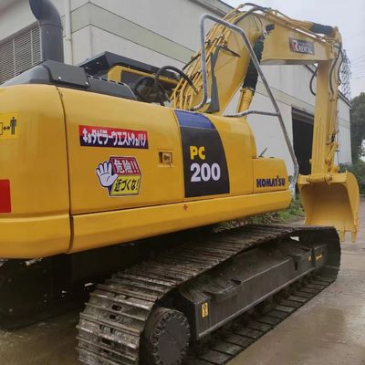 Низкие часы KOMATSU PC200-8 экскаватор Подержанное тяжелое оборудование 20тонный скатерть