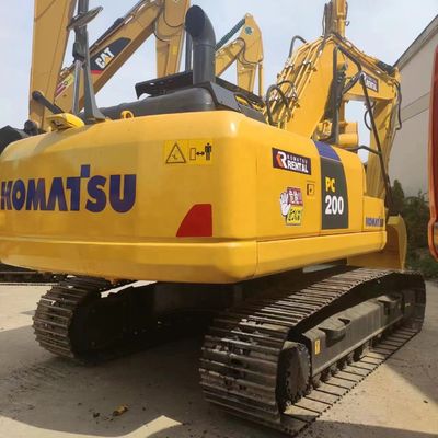 Низкие часы KOMATSU PC200-8 экскаватор Подержанное тяжелое оборудование 20тонный скатерть