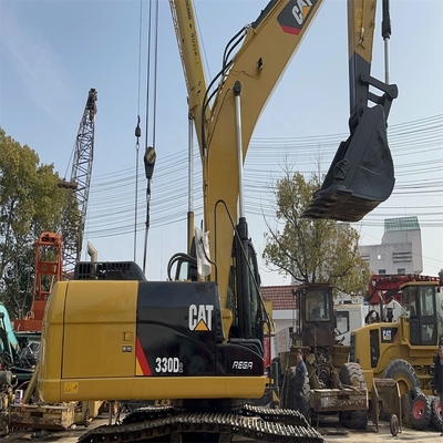 Использованный экскаватор Caterpillar CAT 330d2 с вместимостью в ведро 1,1 м3 и низким количеством рабочих часов