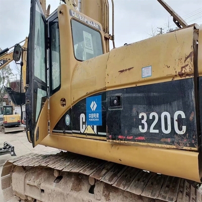 Отличное рабочее состояние использованный экскаватор Caterpillar 320C с оригинальным двигателем CAT