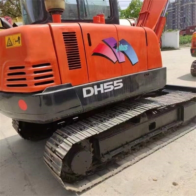 Оригинальный экскаватор Doosan DH55 с вместимостью в 0,3 м3 и рабочей массой 5,5 тн