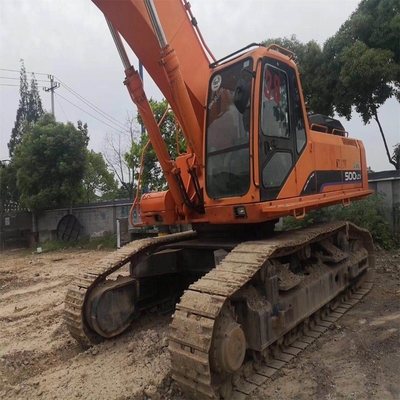 Подержанный экскаватор DOOSAN 500LCV в хорошем состоянии с доступным и гидравлическим насосом