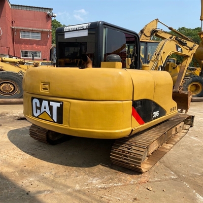 CAT 306 Эксплуатационный экскаватор с полным колесом Использованный мини-экскаватор с двигателем