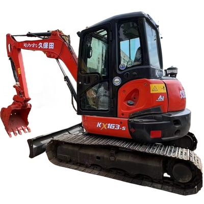 Японский оригинальный KUBOTA KX163 мини-экскаватор 6тонный ползучий строительный аппарат на складе
