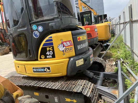 Использованный экскаватор KOMATSU PC40MR-2 Подержанный 4-тонный строительный экскаватор сегодня