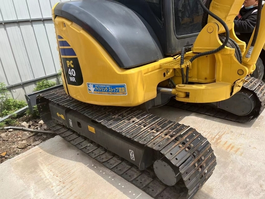 Использованный экскаватор KOMATSU PC40MR-2 Подержанный 4-тонный строительный экскаватор сегодня