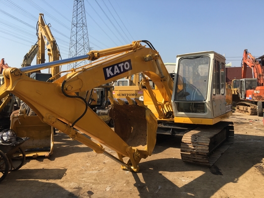 КАТО HD-450 Гидравлический экскаватор с оригинальным цветом и строительной техникой