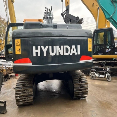 Хорошо ухоженный подержанный экскаватор Hyundai 220lc-9 с оригинальным цветом в Корее