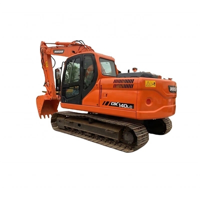 Использованный экскаватор Doosan DX140LC Гидравлический полётный механизм Китайская подержанная машина для копания
