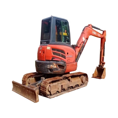 Япония Отличная Подержанная Кубота KX155 Мини экскаватор 5,5 тонны с бульдозером
