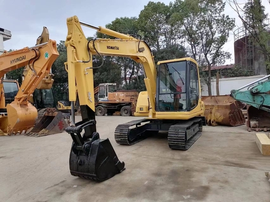 Импортированный из Японии экскаватор Komatsu PC60 с оригинальным двигателем и низким рабочим временем