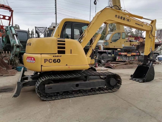 Импортированный из Японии экскаватор Komatsu PC60 с оригинальным двигателем и низким рабочим временем