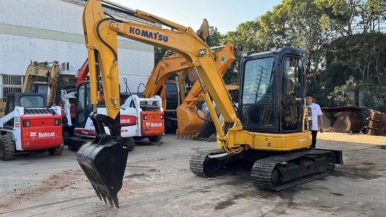 Преимущества Низкое рабочее время Япония Оригинальный копальщик Komatsu PC50 для дорожного строительства
