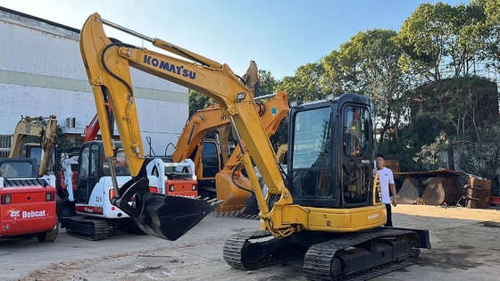 Преимущества Низкое рабочее время Япония Оригинальный копальщик Komatsu PC50 для дорожного строительства