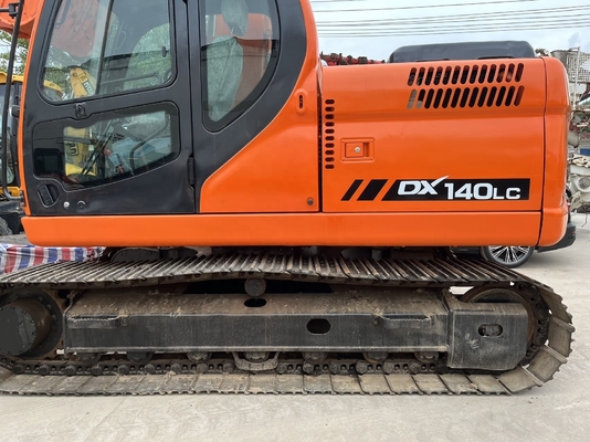 Подержанный гидравлический копальщик 14TON рабочая масса экскаватор Doosan DX140LC