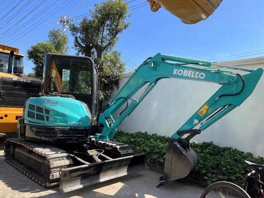 KOBELCO SK55SR мини экскаватор подержанный Низкий рабочий день Конкурентная сделка
