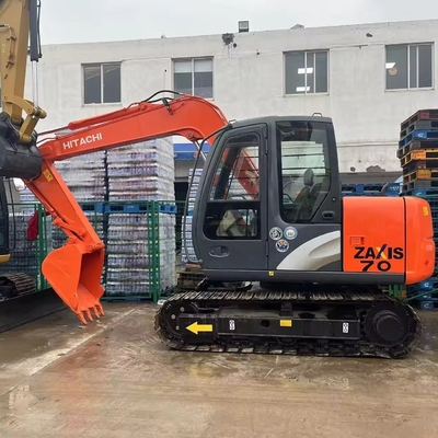 Подержанный гидравлический экскаватор Hitachi ZX70 с емкостью 0.28 м3