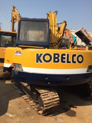 Оригинальный цвет Использованный экскаватор KOBELCO SK03 с низким рабочим временем в Шанхае