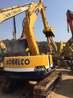 Оригинальный цвет Использованный экскаватор KOBELCO SK03 с низким рабочим временем в Шанхае