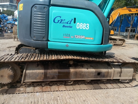 KOBELCO Использованный экскаватор SK135S в хорошем состоянии Оригинальная краска Гидравлический экскаватор
