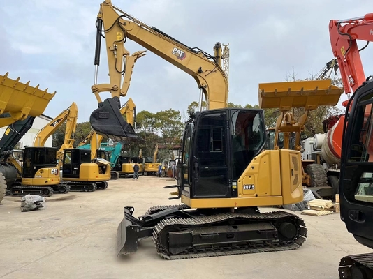 CAT 307.5 В Японии используется мини экскаватор вес машины 7500 кг