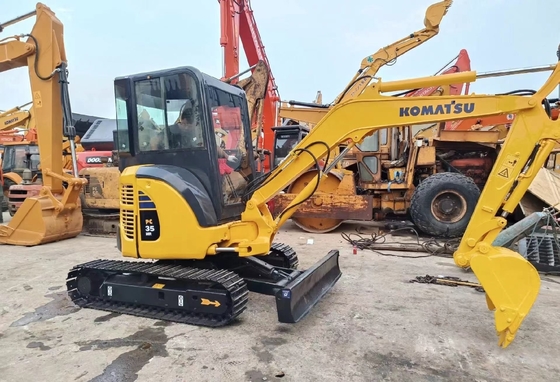 Mini Digger KOMATSU PC35 экскаватор подержанный низкое потребление топлива и Япония