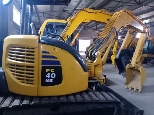Низкие рабочие часы Использованный экскаватор Komatsu PC40 для строительства