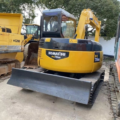 Подержанный экскаватор Komatsu PC78 7тон 8тонный оборудование для копания в отличном состоянии
