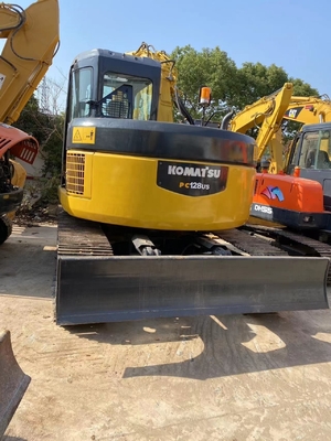 12000 KG Komatsu PC128 экскаватор используется гидравлический ползучий кавальщик для тяжелой работы