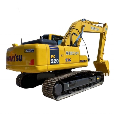 Гидравлический копальщик-крейлер Yellow Komatsu PC220 экскаватор с низким расходом топлива